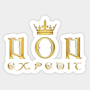 Non Expedit Design Sticker